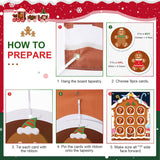 Gender Reveal Tic Tac Toe - Christmas Gender Reveal Ideas Gingerbread Boy Or Girl Gender Reveal Games Red And Green - Giant Gender Reveal X And O Board Games