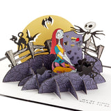Hallmark Nightmare Before Christmas Pop Up Valentine's Day Card (Jack & Sally) Signature Paper Wonder 3D Card for Anniversary, Love, Romantic Birthday, Sweetest Day