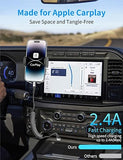 2 Pack 3FT Coiled USB to Lightning Cable MFi Certified Fast Charging CarPlay Cord