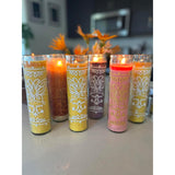 Encanto Inspired Butterfly Decals For Prayer Candles, 8 Pack (4 White, 4 Gold), Fits 8 Inch Tall Glass Jar (Not Included) (8)