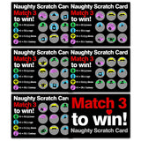 Naughty Scratch Off Game Card With Envelope - Naughty Scratch Cards For Adults - Anniversary, Birthday Gifts For Girlfriend, Wife - Rude Gift For Her (5 Pack)-04