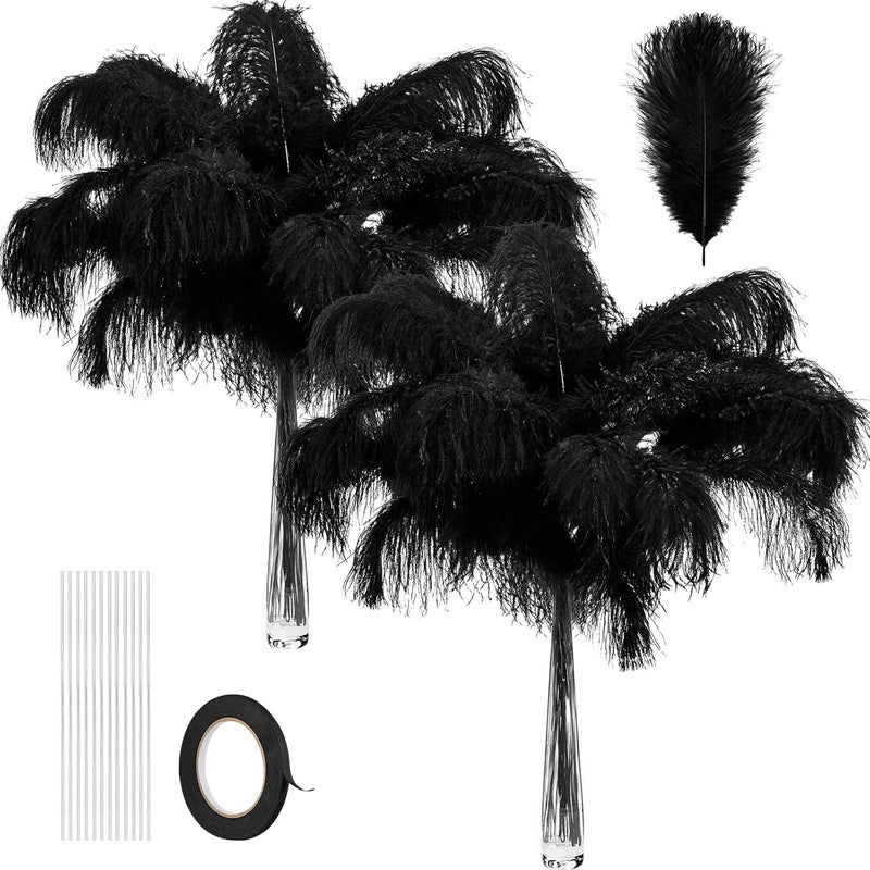 166 Pcs Feathers Bulk 160 Natural Ostrich Feathers 10 To 12 Inch Long