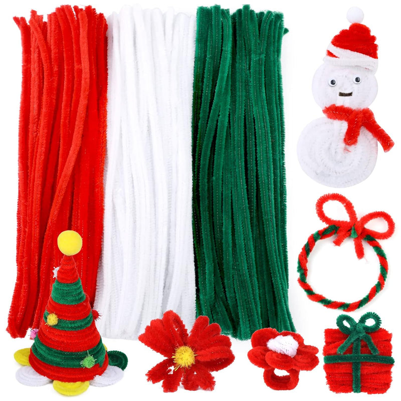 210 Pcs Pipe Cleaners, Christmas Craft Pipe Cleaners, Pipe Cleaners Chenille S