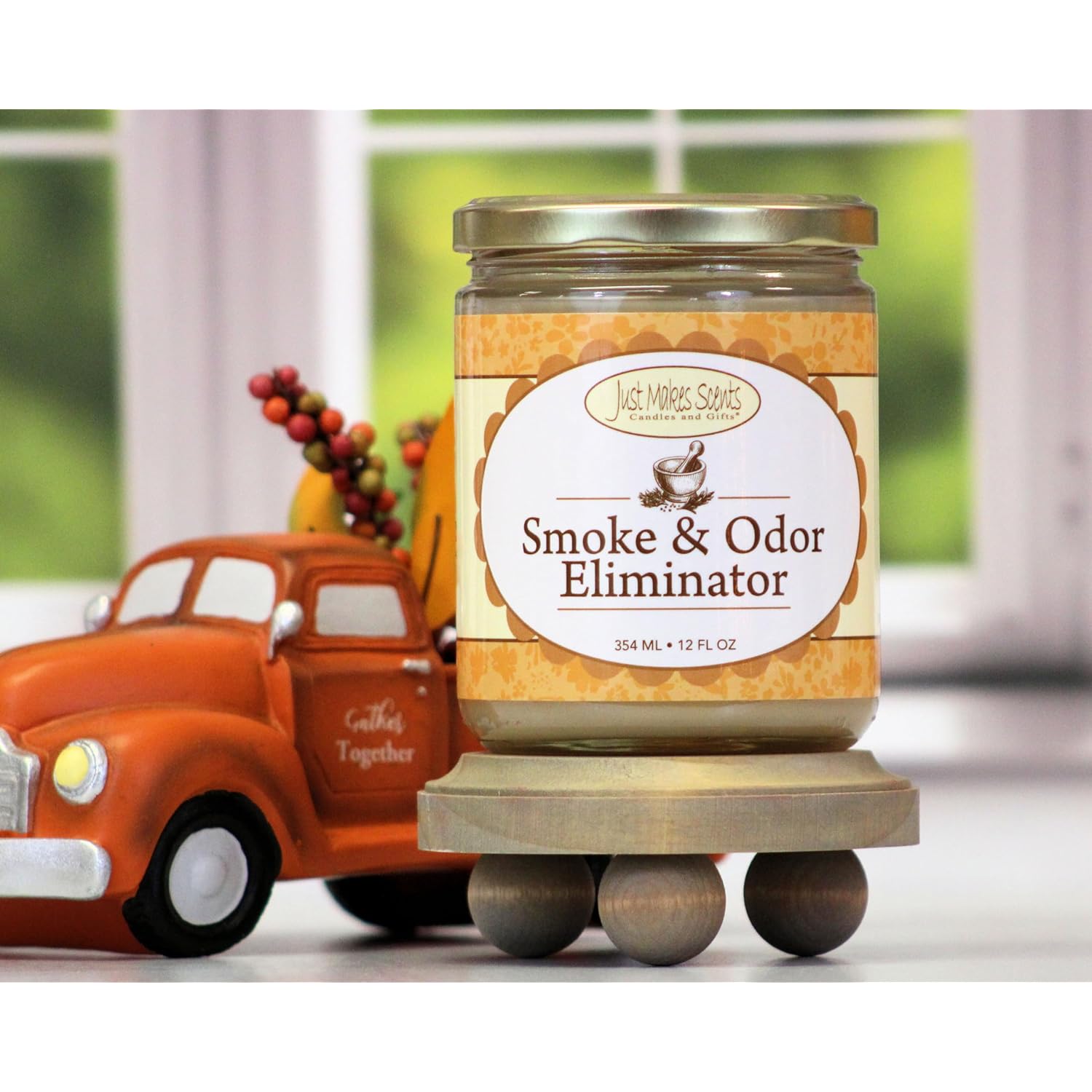 Smoke And Odor Eliminator Candle - Original Scent - Blended Soy Wax By (12 Oz)