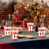48 Pcs Disposable Christmas Plastic Cups 12 Oz Nutcracker Christmas Cups Xmas Winter Holiday Tumbler Drinkware For Beer Coffee Beverage Merry Xmas Party Supplies Decorations Favor