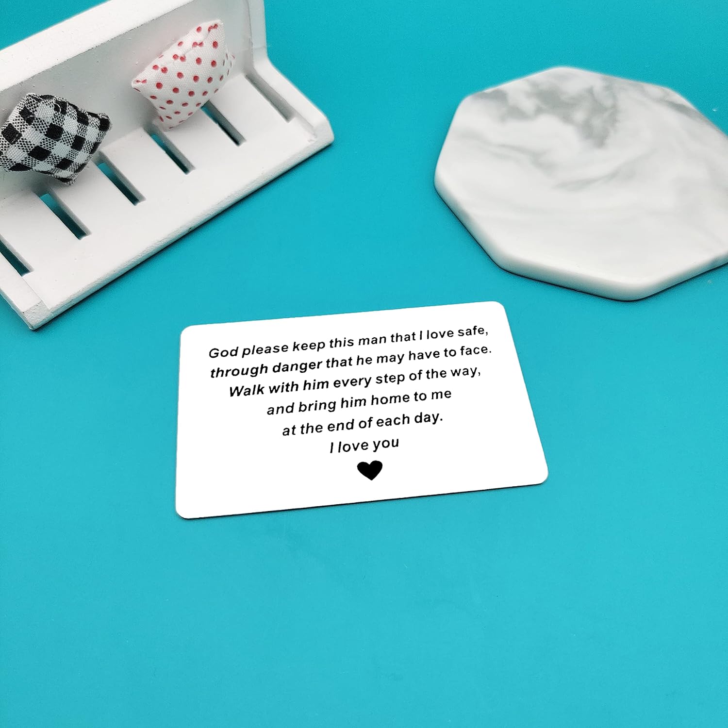 Engraved Wallet Insert Card For Boyfriend Husband Valentines Day Gifts For Men Wedding Anniversary Christmas Birthday Gifts I Love You Gifts For Him Fiance