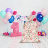 56" Large Baby Girl Plastic Gift Bag - Pink Baby Girl Design For Baby Shower, Kids Birthdays, Parties, Celebrating, Or Any Occasion - 56" H X 36" W