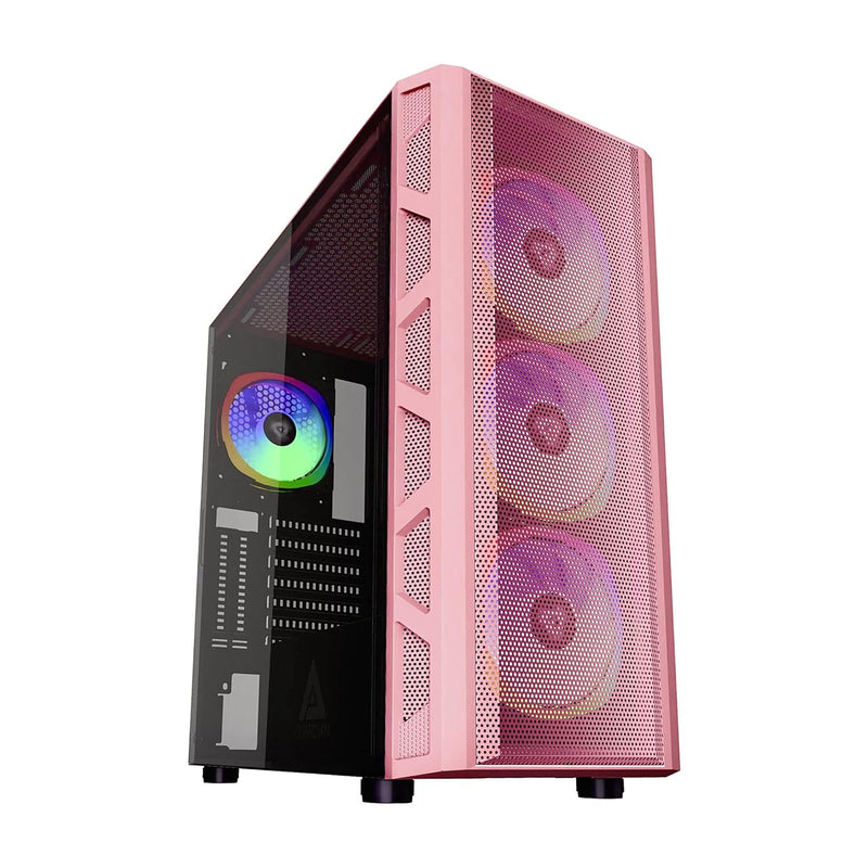 Guardian-M-Pk Guardian Mesh Mid Tower Gaming Case With 1X Tempered Glass Panel