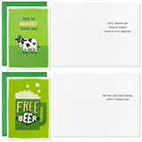 Hallmark Funny St. Patrick's Day Card Assortment (16 Cards with Envelopes) for Friends and Family