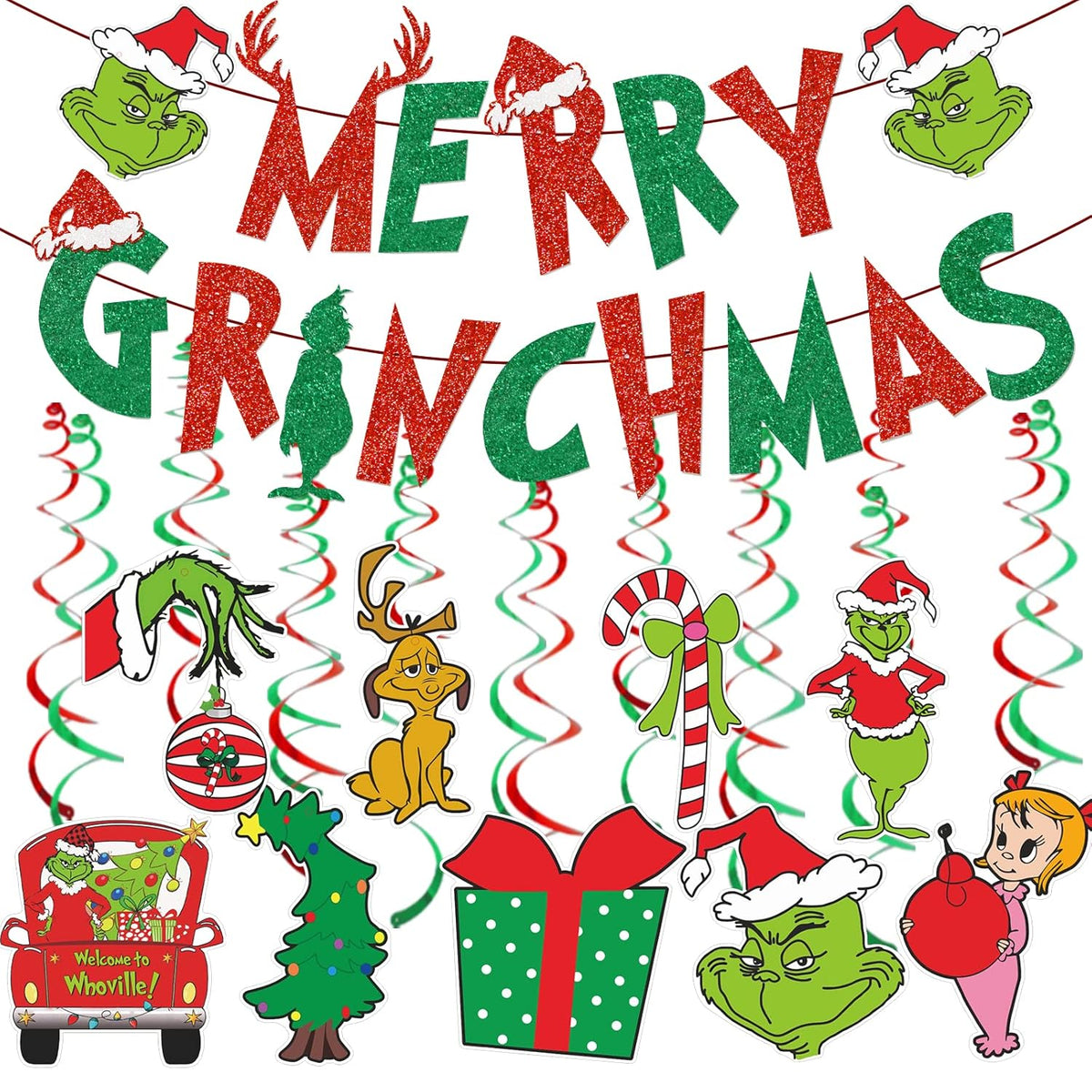 Merry Christmas The Green Christmas Decorations Party Decorations The Green Decor