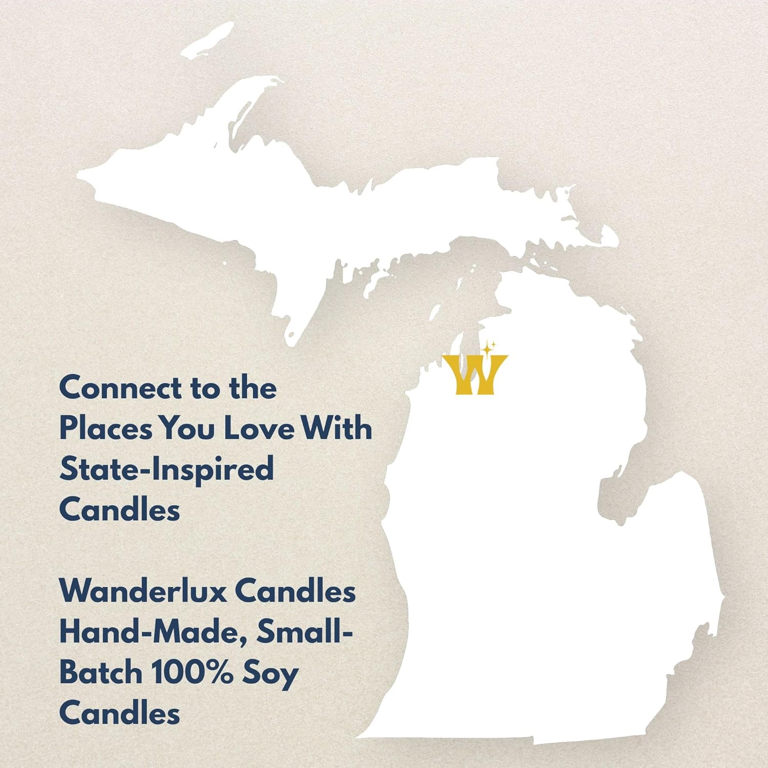 Sleeping Bear Twilight Soy Candle – Michigan Collection – Hand-Poured In Usa, Sage, Oakmoss, Amber, And Citrus, Brass Tin With Lid, 6.5 Oz