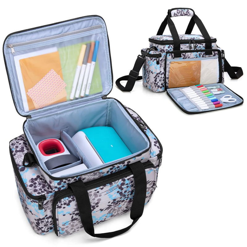 Carrying Case Compatible With Cricut Joy And Easy Press Mini, Tote Bag With In