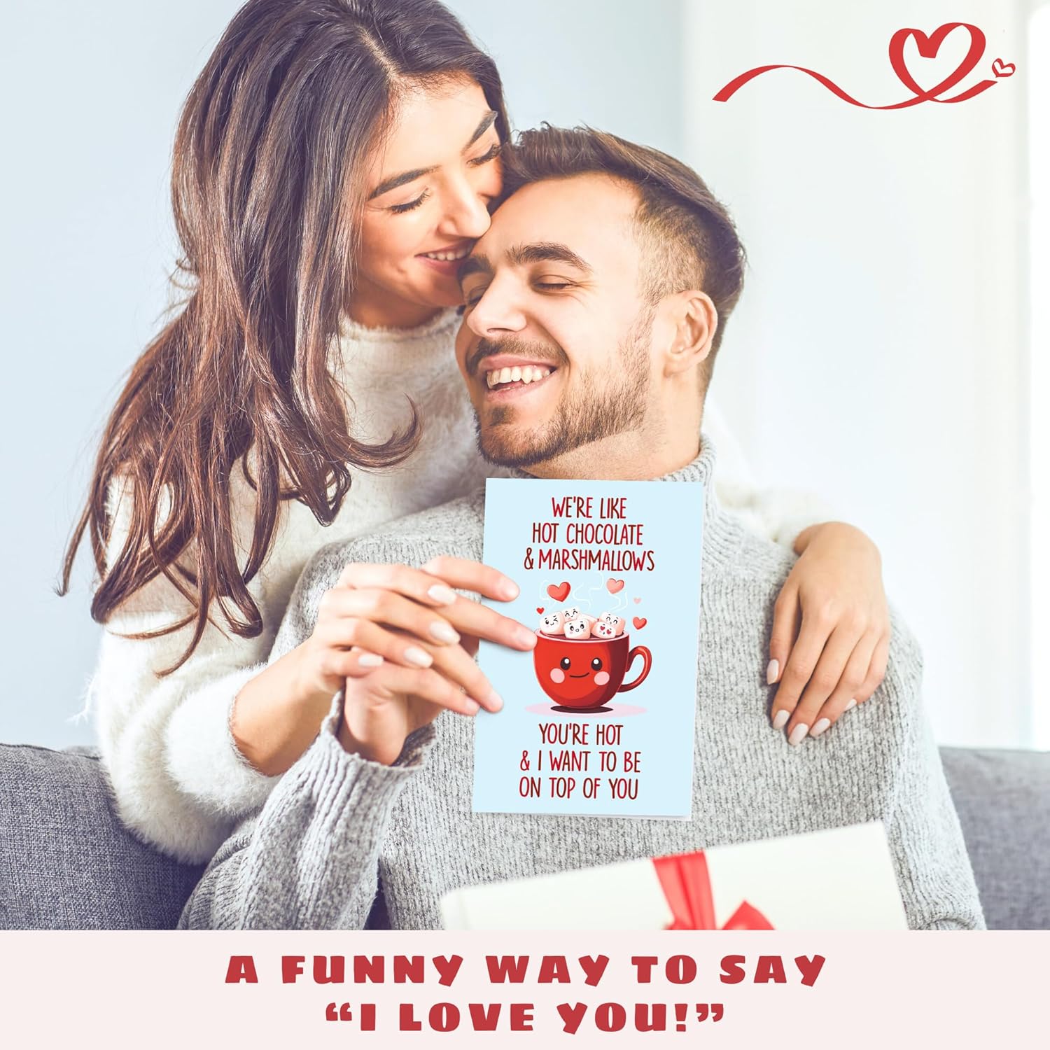 Birthday Anniversary Card For Him, Boyfriend, Bf, Husband, Men - Funny Love Cards For Him - Anniversary, Birthday Cards For Boyfriend Husband - Single 5.3''X 8'' Greeting Funny Bday Card