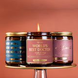 Doctor Gifts For Women - Lavender Vanilla Soy Wax Candle | Doctor Appreciation Gifts For Women For Christmas, Retirement | Thank You Present From Patients - Gift Idea For Surgeons, Obgyn, Radiologist