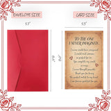 For My Destined Other Half | From Your Grateful & Surprised Partner | Valentine‘S Day Card | An “Unimaginably Perfect” Heartfelt Greeting Card