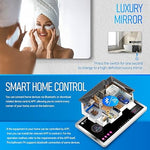 21.5" Touchscreen Mirror TV, IP66 Waterproof, 1080p, Android, 360° Rotation