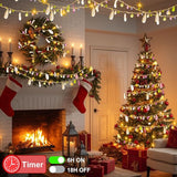 Battery Operated Acrylic Gem Fairy Lights 30 LED Warm White String Lights with Remote Timer 8 Modes for Bedroom Party Decor