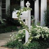 2 Pcs Spring Summer Flower Garland Geranium Artificial Garland Outdoors White Geranium Artificial Flowers Uv Resistant Hanging Basket Floral Garland For Porch Farmhouse Centerpiece Decor