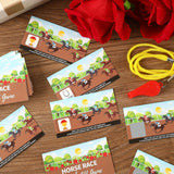 60Pcs Kentucky Horse Derby Party Supplies Game - Horse Racing Scratch - Off Cards, Horse Game Supplies, Birthday Party Games, Bachelor Party Games