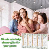 50 Set Baby Shower Favors For Guest Baby Shower Pens Inspirational Appreciation Greeting Cards Wooden Standing Sign Thank You Gifts Game Prizes Gender Reveal Party Supplies Guest Souvenir Return Gifts
