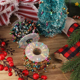 2Pcs Christmas Miniature String Lights, 65.6 Feet Fake Lights, Dollhouse Accessories Gingerbread House Decor Mini Decora