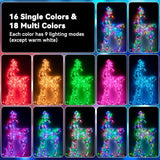Led Halloween Fairy Lights Plug In, 200Led 66Ft Color Changing Fairy Lights With Remote, 9 Modes Led String Lights Indoo