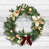 16Pack Red Velvet Christmas Bows For Christmas Tree, Small Decorative Twist Tie Ribbons For Wreath, Gift Wrapping, 3.5X3.5 Inch (Wine Red)