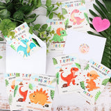 Valentines Day Cards For Kids 24Pcs Dinosaur Valentines Greeting Cards Bulk Valentines Gifts Exchange Cards With Envelopes And Stickers For Boys Girls School Classroom Exchange Gift