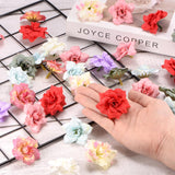50-Pack Artificial Roses Heads, Silk Faux Rose Head For Wedding/Bouquet/Diy Crafts/Party Decoration, Fake Bloom Flower Heads Buds [Gray]