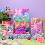 3D Effect Wrapping Paper For Birthday And Holiday - 8 Sheets With Stereoscopic Design For Boys, Girls, Kids, Men, Women - 20 X 28 Inch Per Sheet