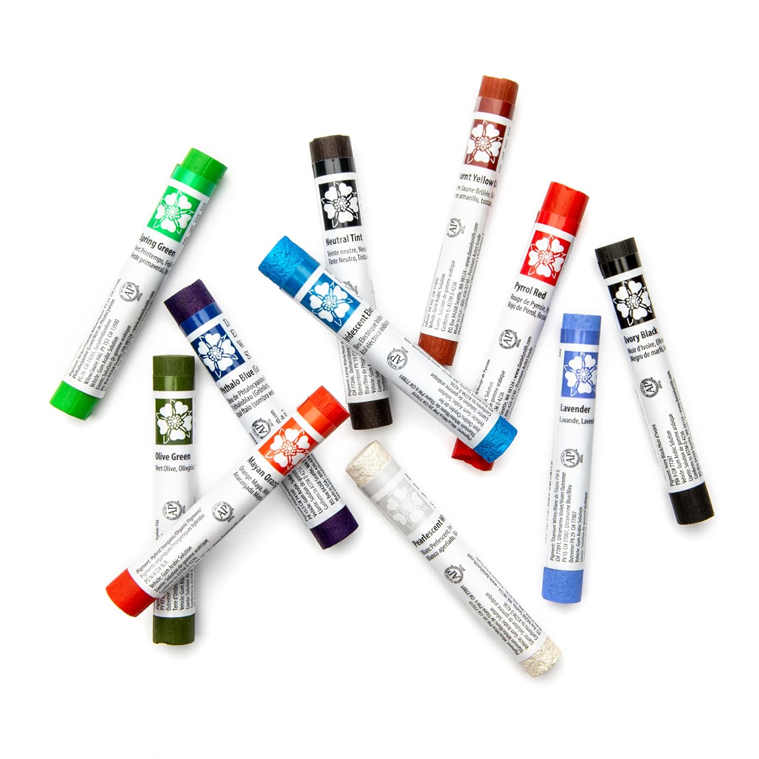 Daniel Smith 284670049 Extra Fine Watercolor Stick 12ml Paint Tube, Pyrrol Orange