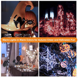 Led Fairy Lights Battery Operated, 50 Led 16Ft Copper Wire Mini String Lights Waterproof Starry Lights For Bedroom,Hallo