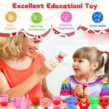 28Pcs Valentines Day Cards For Kids School, Valentine Day Gifts For Kids Classroom Filled With Kawaii Mochi Squishy, Exchange Gifts For Kids, Valentine Greeting Card, Game Prize, Valentine Party Favor