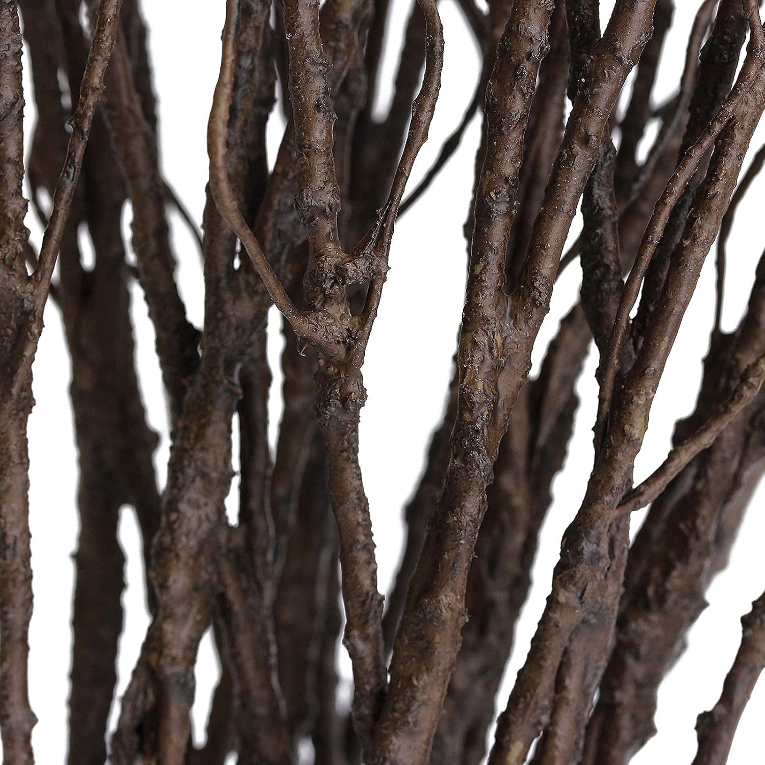 12 Pcs Artificial Curly Willow Branches Plants Decorative Brown Twig Stems Spray Tall For Vase Diy Crafts Wedding Floral Arrangement Home Decor Indoor