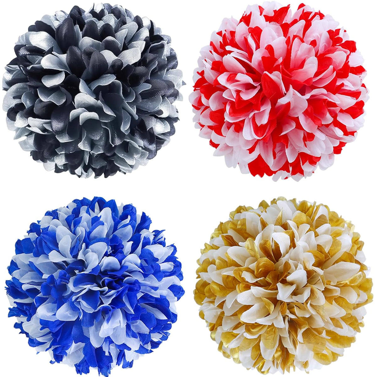 4 Pcs Homecoming Mum Flower 6.7 Inches Artificial Silk Mums Chrysanthemums Homecoming Supplies Diy Crafts For Back To School Homecoming Week Party Decorations