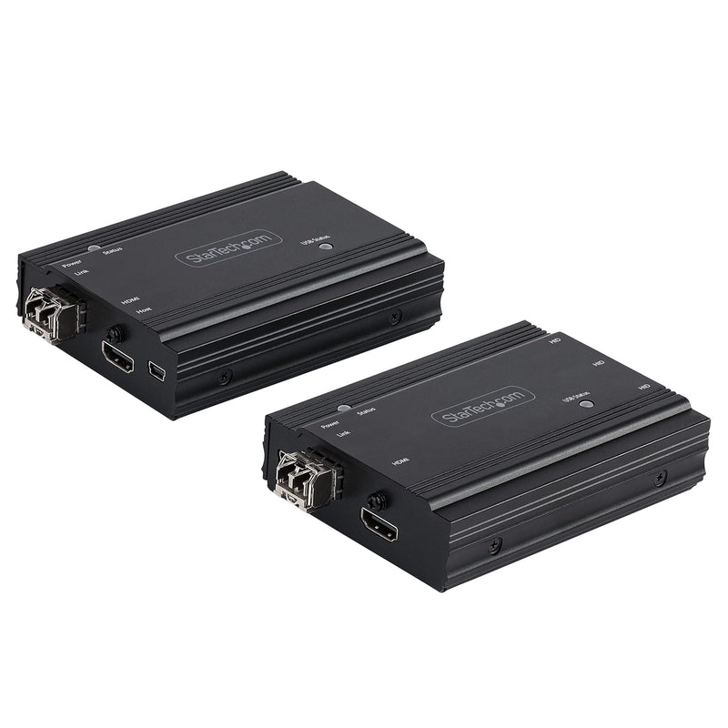 StarTech.com 4K HDMI KVM Extender Over Fiber - HDMI Video & USB Remote KVM Swi