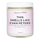 | This Smells Like Evan Peters Scented Candle | All Natural Coconut Soy Wax | The Best Strong Scented Candles For Home Fragrance | Clean Burning | Funny Gifts | 8.5 Fl Oz
