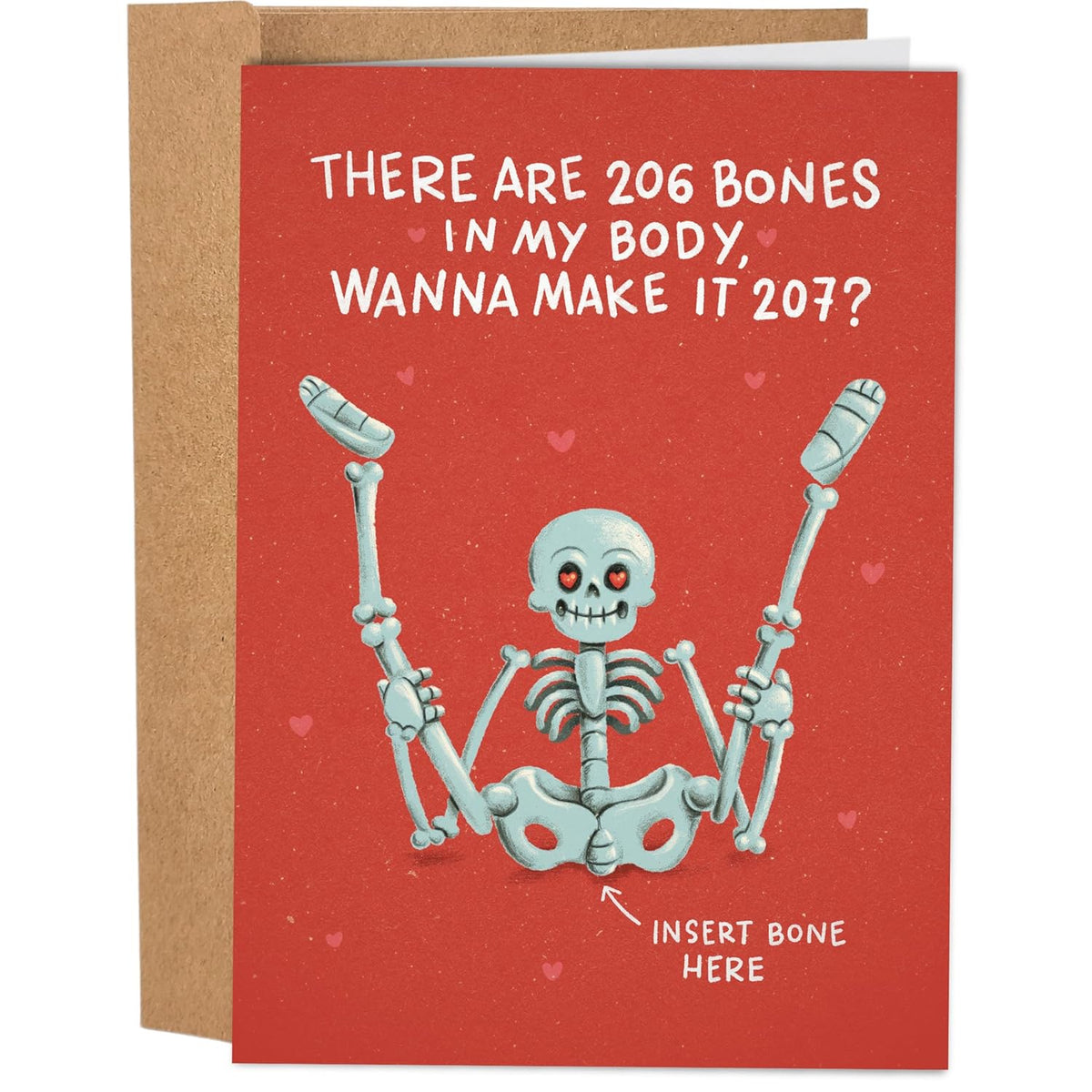 Funny Valentine'S Day Card - Naughty & Spicy - Perfect For Him & Her - Anniversary, Birthday, Or Valentine'S Day - 5X7 Inches