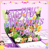 3 Pcs Pop Up Mother'S Day Cards 3D Flowers Heart Shaped Pop Up Card Happy Mother'S Day Gifts With Envelope For Kids Children Family Friends Gift