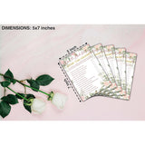 Bridal Shower Games - Does The Bride Really Know The Groom Wedding Party Game - Boho Floral Greenery Bachelorette/Engagement Party Supplies Activities - Pack Of 30 Game Cards (A16)