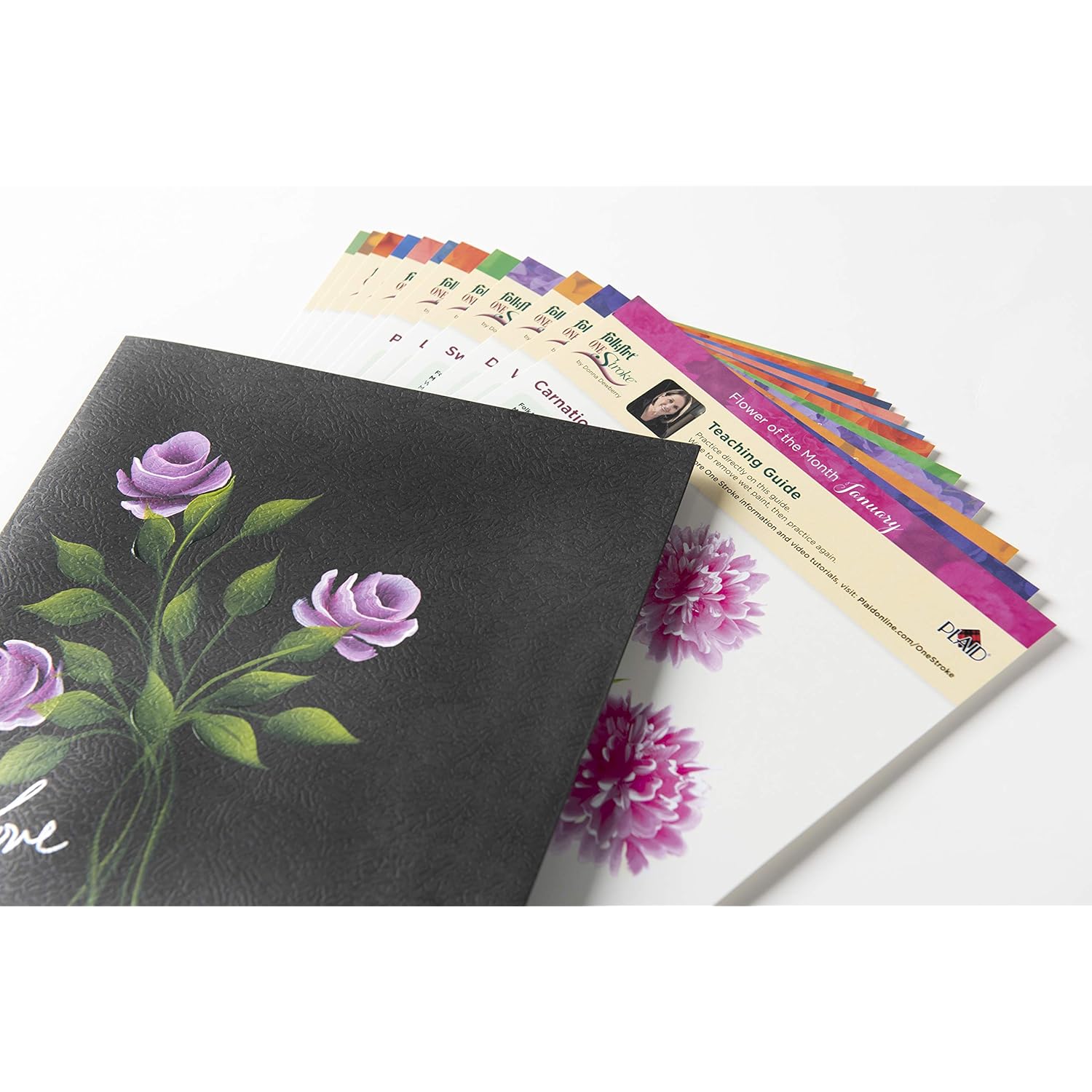 Donna Dewberry Flowers Of The Month Let'S Paint Kit, 2 Ounce