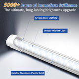 4 Pack 4FT T8 LED Type A B Bulbs 24W 3200LM 6000K Plug and Play Ballast Bypass