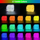 50FT LED Rope Lights 25 Color Warm White RGB IP68 Waterproof Outdoor Tube String Lights with 149 Modes