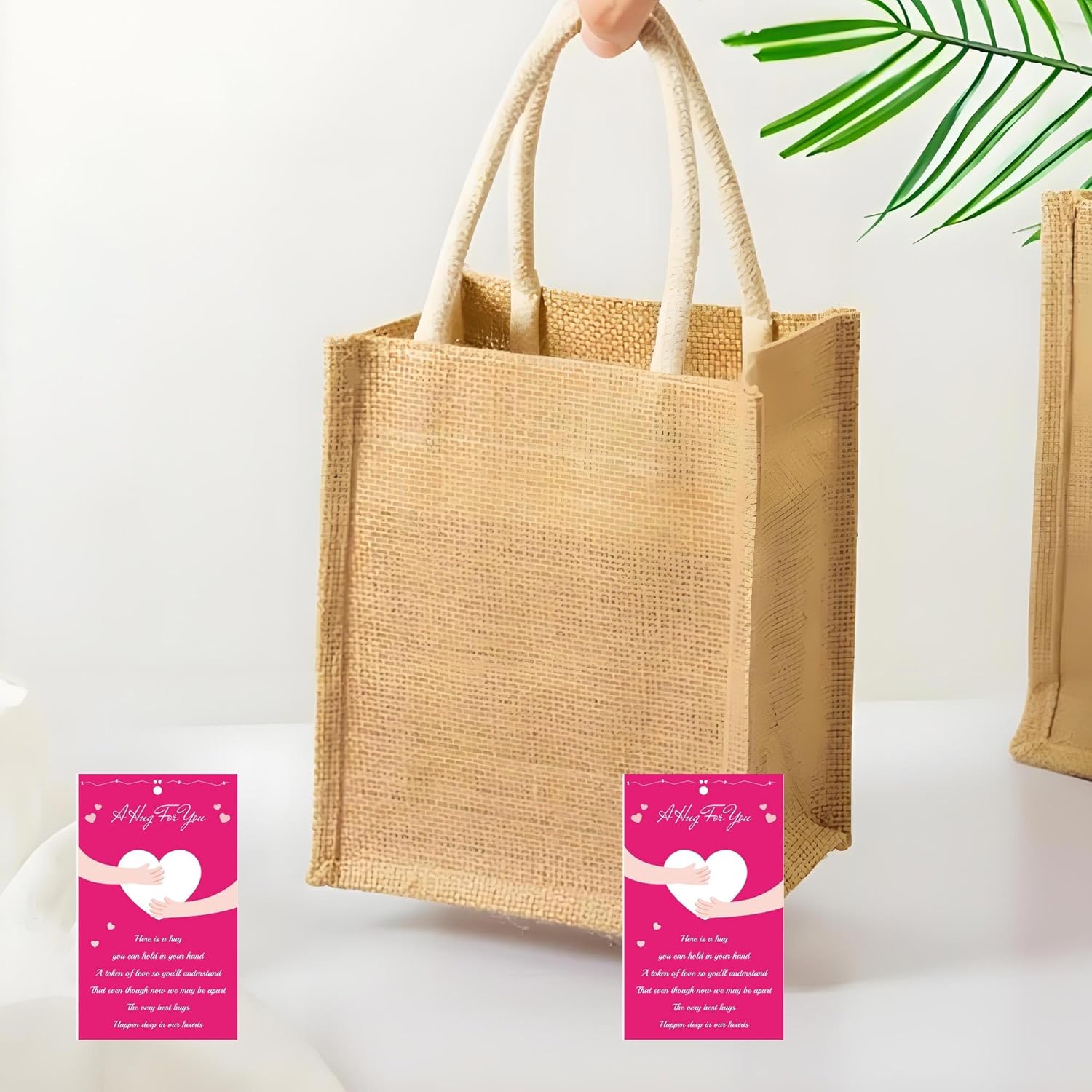 Pocket Hug Bulk Card Little Heart Pocket Hug Inspirational Greeting Cards 2.1 X 4.1 Inch - Happy Valentine'S Day Cards Valentine Exchange For School Friends Colleagues Family 50 Pack (Pink)