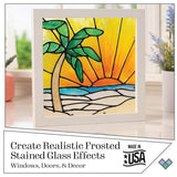 Gallery Glass, Frost Clear Stained Glass 2 fl oz Brilliant Smooth Finish Paint, Perfect for Easy to Apply DIY Arts and Crafts, 19724