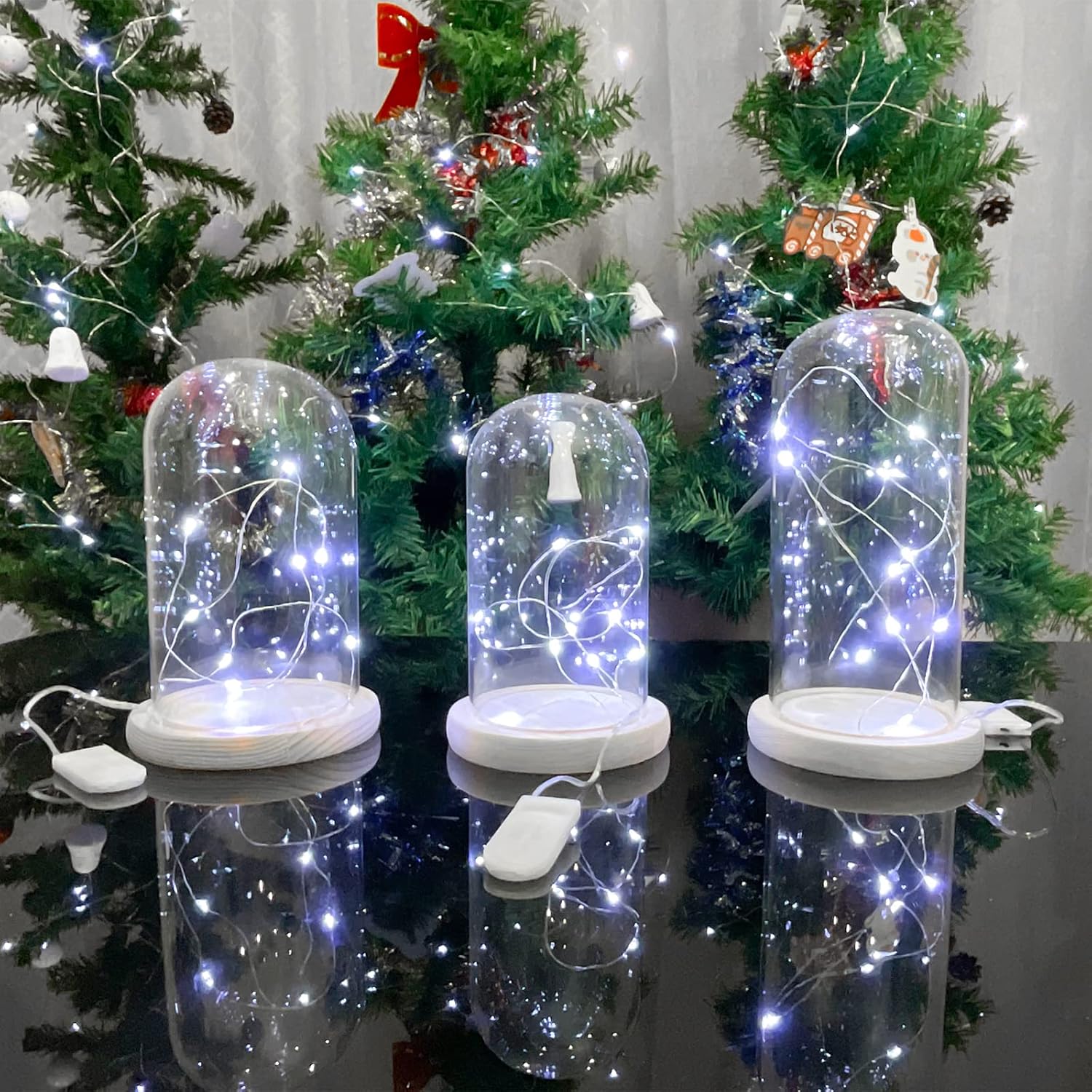 10 Pack Fairy Lights Battery Operated String Lights, 10 Led On 3.3Ft Silvery Copper Wire?For Flowers Gift Box Wedding Pa