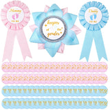 63 Pcs Gender Reveal Pins Set Including 60 Team Boy Or Girl Pins 2 Daddy And Mommy To Be Badge And 1 Keeper Of The Gender Badge And For Reveal Game Party Decorations Creative Party Favors