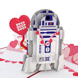 Valentines Day Card For Her, Him - 3D Star Wars Greeting Pop-Up Cards - Your2 Cute - 5" X 7" - Blank Notecard & Envelope Included
