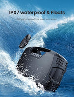 IPX7 Waterproof Bluetooth Speaker, 40W, 32H Playtime, Deep Bass, with Handle