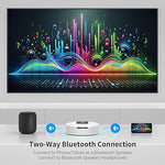 2024 4K Mini Projector, 20000L, 1080P, 5G WiFi, Bluetooth, Free Tripod